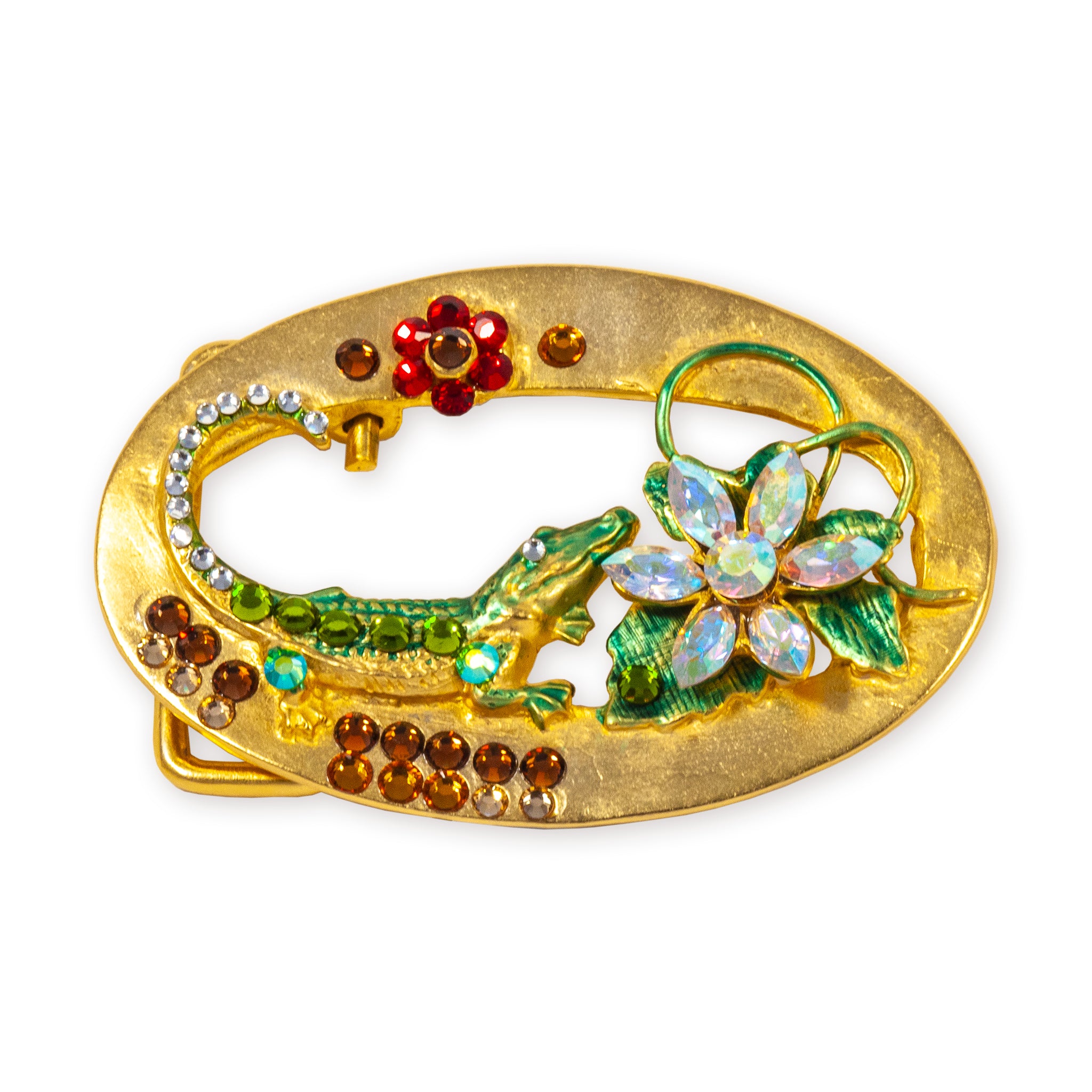 Crystal Alligator Belt Buckle – Sugar and Ice Jewelry display picture 2