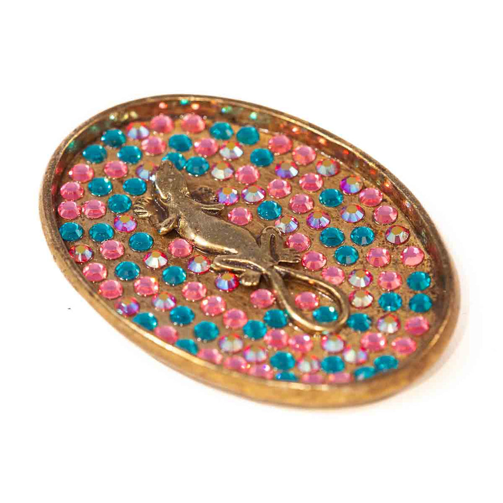 Crystal Salamander Belt Buckle