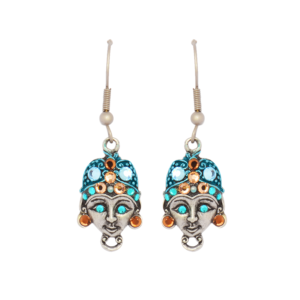 Nubian Princess Crystal Earrings