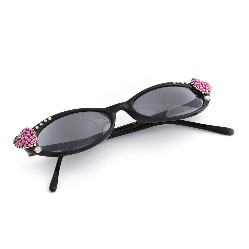 Crystal Heart Sunglasses