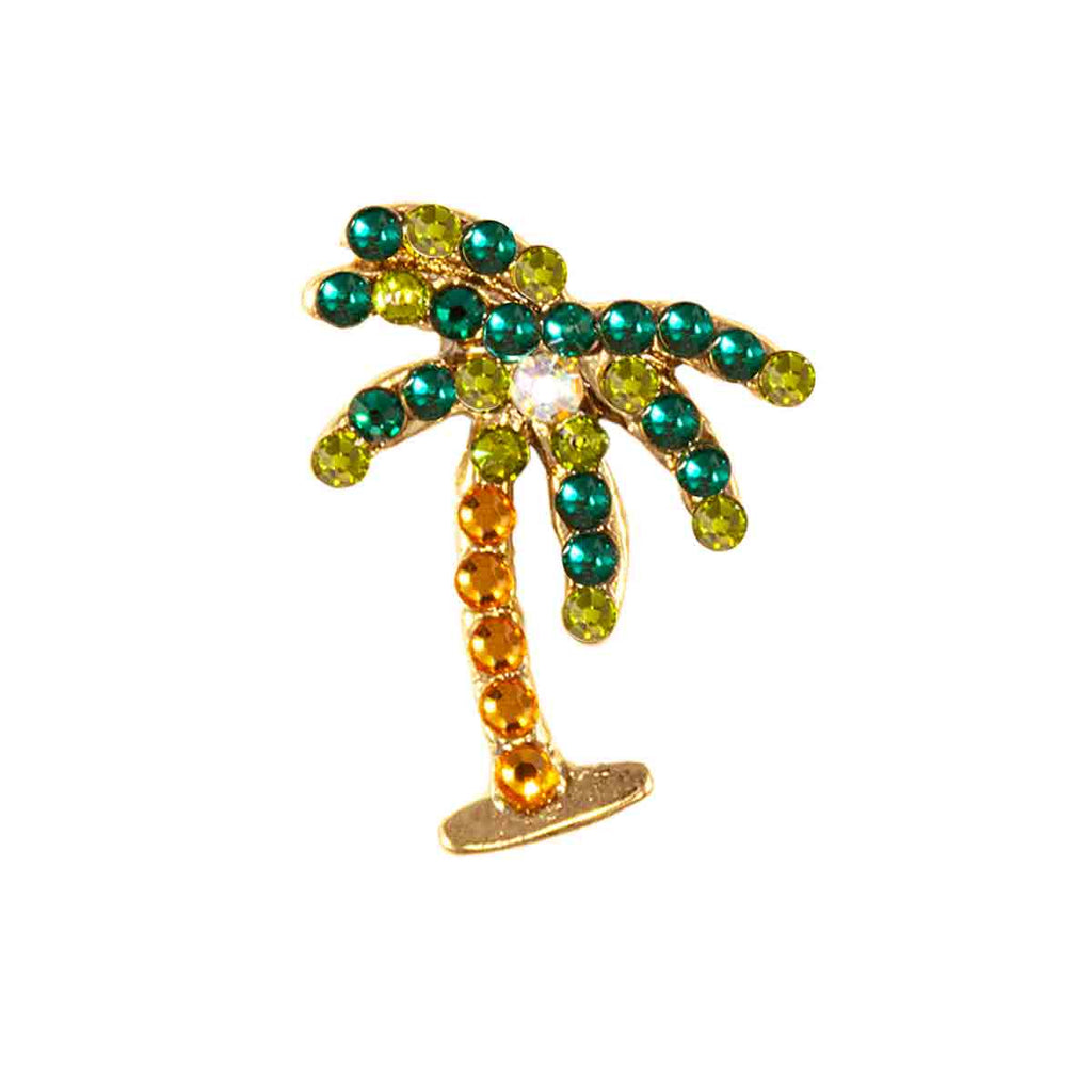 Palm Tree Crystal Toe Ring