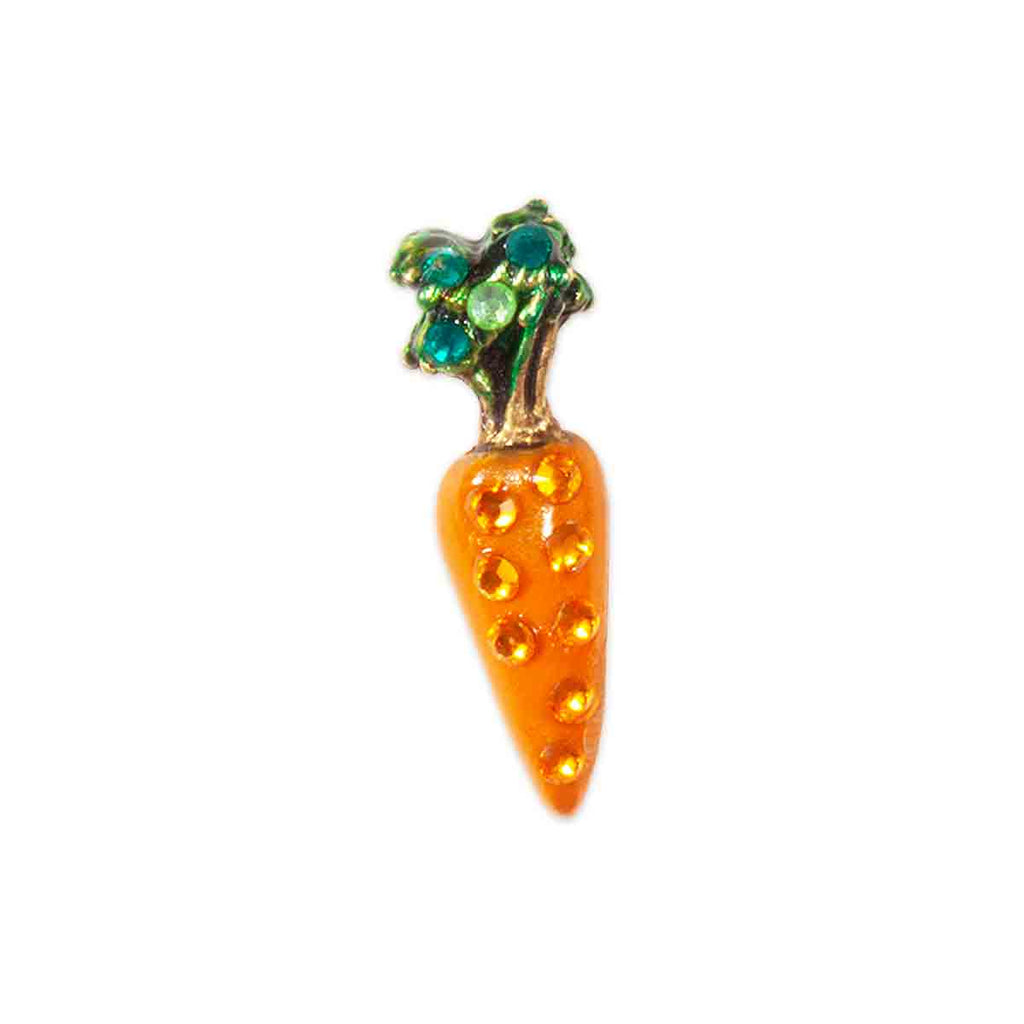 Crystal Carrot Toe Ring