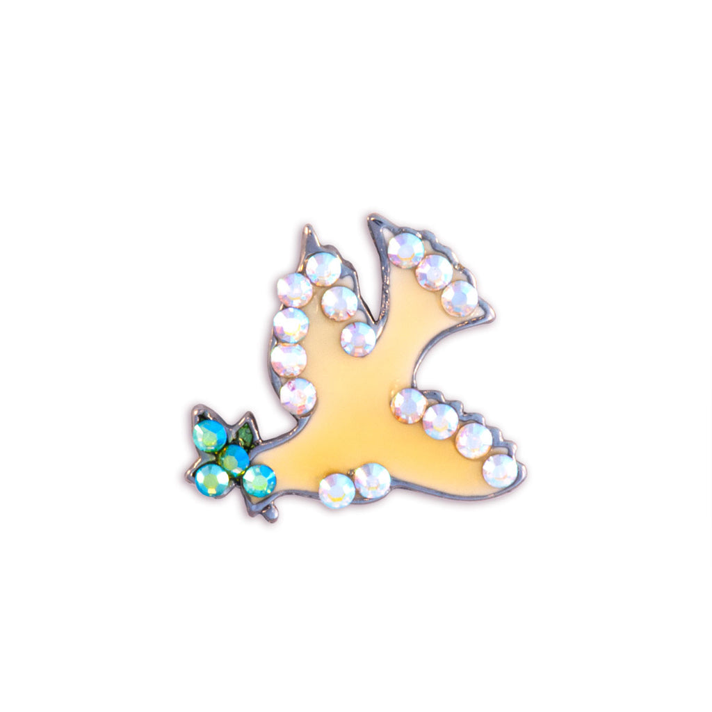 Peace Dove Crystal Toe Ring