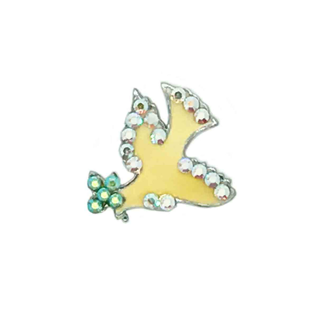 Peace Dove Crystal Toe Ring